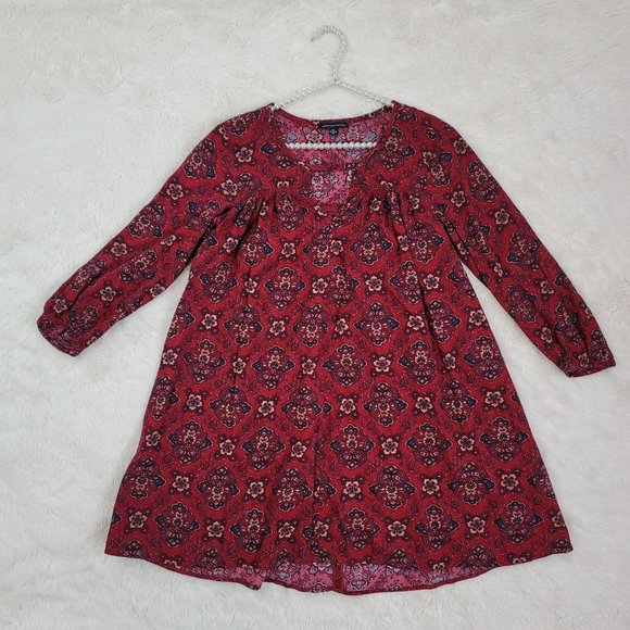 American Eagle Outfitters Long Sleeves BOHO Dress - Picture 12 of 13